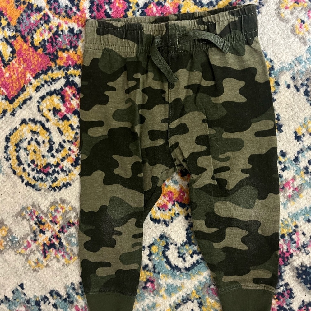 12 Month Baby Camo Joggers